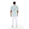 imageMatchable Family Hawaiian Luau Men Women Girl Boy Clothes in Pacific Palm CreamMen Short Sleeve