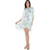 imageMatchable Family Hawaiian Luau Men Women Girl Boy Clothes in Pacific Palm CreamWomen 34 Sleeve