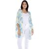 imageMatchable Family Hawaiian Luau Men Women Girl Boy Clothes in Pacific Palm CreamWomen Kimono Cardigan