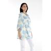 imageMatchable Family Hawaiian Luau Men Women Girl Boy Clothes in Pacific Palm CreamWomen Kimono Cardigan