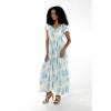 imageMatchable Family Hawaiian Luau Men Women Girl Boy Clothes in Pacific Palm CreamWomen Maxi Rahee