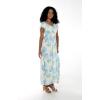 imageMatchable Family Hawaiian Luau Men Women Girl Boy Clothes in Pacific Palm CreamWomen Maxi Rahee