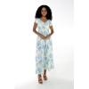 imageMatchable Family Hawaiian Luau Men Women Girl Boy Clothes in Pacific Palm CreamWomen Maxi Rahee