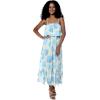 imageMatchable Family Hawaiian Luau Men Women Girl Boy Clothes in Pacific Palm CreamWomen Maxi Ruffle