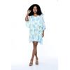 imageMatchable Family Hawaiian Luau Men Women Girl Boy Clothes in Pacific Palm CreamWomen Short Poncho