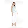 imageMatchable Family Hawaiian Luau Men Women Girl Boy Clothes in Pacific Palm CreamWomen Tank Top