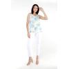 imageMatchable Family Hawaiian Luau Men Women Girl Boy Clothes in Pacific Palm CreamWomen Tank Top