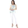 imageMatchable Family Hawaiian Luau Men Women Girl Boy Clothes in Pacific Palm CreamWomen Tank Top