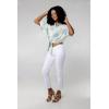 imageMatchable Family Hawaiian Luau Men Women Girl Boy Clothes in Pacific Palm CreamWomen Tie Front Shirt