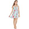 imageMatchable Family Hawaiian Luau Men Women Girl Boy Clothes in Pink Hibiscus Vine TurquoiseGirl Empire