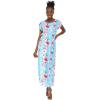 imageMatchable Family Hawaiian Luau Men Women Girl Boy Clothes in Pink Hibiscus Vine TurquoiseWomen Cap Sleeve