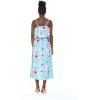 imageMatchable Family Hawaiian Luau Men Women Girl Boy Clothes in Pink Hibiscus Vine TurquoiseWomen Maxi Ruffle