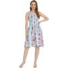 imageMatchable Family Hawaiian Luau Men Women Girl Boy Clothes in Pink Hibiscus Vine TurquoiseWomen Short Tank