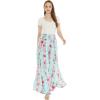 imageMatchable Family Hawaiian Luau Men Women Girl Boy Clothes in Pink Hibiscus Vine TurquoiseWomen Wide Leg Pants