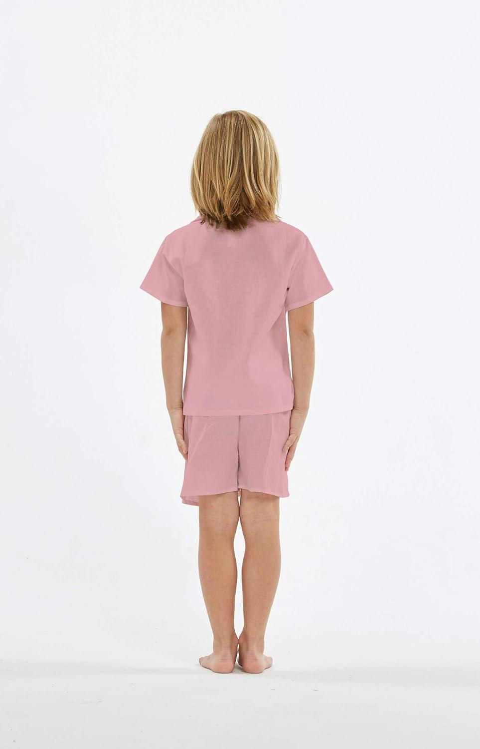 imageMatchable Family Hawaiian Wedding Beach Solid Color Men Women Girl Boy Clothes in Coral PinkBoy Short Sleeve