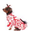 imageMatchable Family Hawaiian Luau Men Women Girl Boy Clothes in Classic Vintage Hibiscus RedDog Shirt