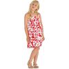 imageMatchable Family Hawaiian Luau Men Women Girl Boy Clothes in Classic Vintage Hibiscus RedGirl Elastic Strap