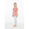 imageMatchable Family Hawaiian Luau Men Women Girl Boy Clothes in Classic Vintage Hibiscus RedGirl Poncho Top