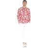 imageMatchable Family Hawaiian Luau Men Women Girl Boy Clothes in Classic Vintage Hibiscus RedMen Long Sleeve