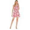 imageMatchable Family Hawaiian Luau Men Women Girl Boy Clothes in Classic Vintage Hibiscus RedWomen Tank
