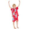 imageMatchable Family Hawaiian Luau Men Women Girl Boy Clothes in Hibiscus RedBoy Short Sleeve