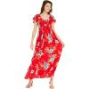 imageMatchable Family Hawaiian Luau Men Women Girl Boy Clothes in Hibiscus RedWomen Maxi Rahee