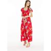 imageMatchable Family Hawaiian Luau Men Women Girl Boy Clothes in Hibiscus RedWomen Maxi Rahee