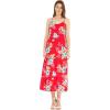 imageMatchable Family Hawaiian Luau Men Women Girl Boy Clothes in Hibiscus RedWomen Sweet Heart Maxi