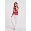 imageMatchable Family Hawaiian Luau Men Women Girl Boy Clothes in Hibiscus RedWomen Tank Top