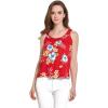 imageMatchable Family Hawaiian Luau Men Women Girl Boy Clothes in Hibiscus RedWomen Tank Top