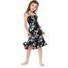imageMatchable Family Hawaiian Luau Men Women Girl Boy Clothes in Midnight BloomGirl Elastic Top Strap