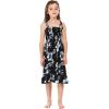 imageMatchable Family Hawaiian Luau Men Women Girl Boy Clothes in Midnight BloomGirl Elastic Top Strap