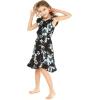 imageMatchable Family Hawaiian Luau Men Women Girl Boy Clothes in Midnight BloomGirl Wrap