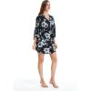 imageMatchable Family Hawaiian Luau Men Women Girl Boy Clothes in Midnight BloomWomen Kimono Cardigan