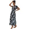imageMatchable Family Hawaiian Luau Men Women Girl Boy Clothes in Midnight BloomWomen Maxi Rahee