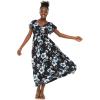 imageMatchable Family Hawaiian Luau Men Women Girl Boy Clothes in Midnight BloomWomen Maxi Rahee