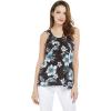 imageMatchable Family Hawaiian Luau Men Women Girl Boy Clothes in Midnight BloomWomen Tank Top