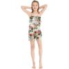 imageMatchable Family Hawaiian Luau Men Women Girl Boy Clothes in Neon Sunset PinkGirl Romper