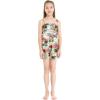 imageMatchable Family Hawaiian Luau Men Women Girl Boy Clothes in Neon Sunset PinkGirl Romper