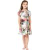 imageMatchable Family Hawaiian Luau Men Women Girl Boy Clothes in Neon Sunset PinkGirl Simple Muumuu