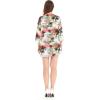 imageMatchable Family Hawaiian Luau Men Women Girl Boy Clothes in Neon Sunset PinkWomen Kimono Cardigan