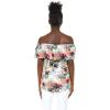 imageMatchable Family Hawaiian Luau Men Women Girl Boy Clothes in Neon Sunset PinkWomen Offshoulder Ruffle Top