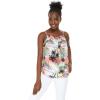 imageMatchable Family Hawaiian Luau Men Women Girl Boy Clothes in Neon Sunset PinkWomen Spaghetti Strap Top