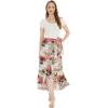 imageMatchable Family Hawaiian Luau Men Women Girl Boy Clothes in Neon Sunset PinkWomen Wrap Ruffle Skirt