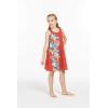 imageMatchable Family Hawaiian Luau Men Women Girl Boy Clothes in Orchid Paradise RedGirl Shift