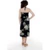 imageMatchable Family Hawaiian Luau Men Women Girl Boy Clothes in Pineapple Garden BlackGirl Halter
