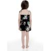 imageMatchable Family Hawaiian Luau Men Women Girl Boy Clothes in Pineapple Garden BlackGirl Romper