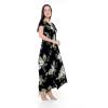 imageMatchable Family Hawaiian Luau Men Women Girl Boy Clothes in Pineapple Garden BlackWomen Maxi Rahee