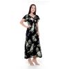 imageMatchable Family Hawaiian Luau Men Women Girl Boy Clothes in Pineapple Garden BlackWomen Maxi Rahee