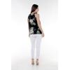 imageMatchable Family Hawaiian Luau Men Women Girl Boy Clothes in Pineapple Garden BlackWomen Tank Top